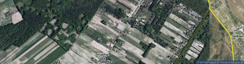 Zdjęcie satelitarne Kolonia Góra Puławska ul.